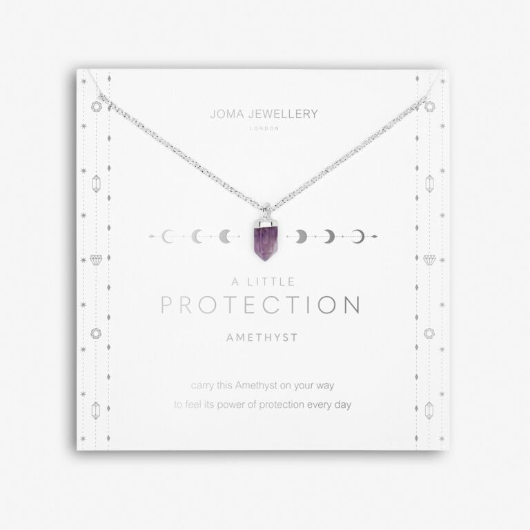 Joma Affirmation Crystal A Little 'Protection' Necklace 5266