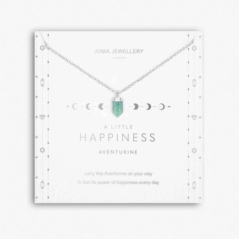 Joma Affirmation Crystal A Little 'Happiness' Necklace 5267