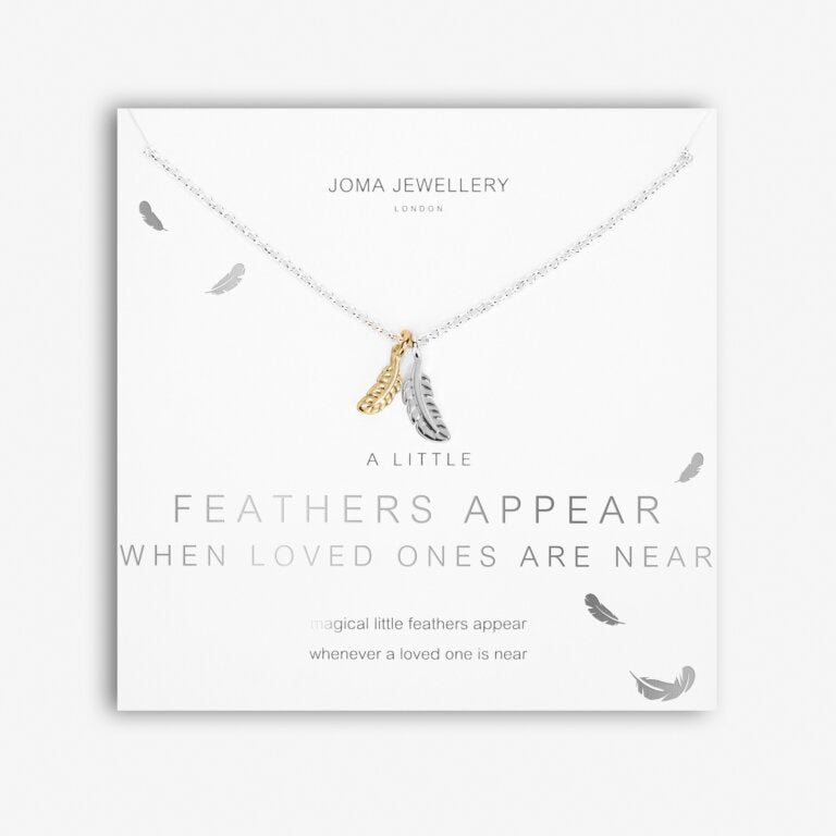 Joma a Little 'Feathers Appear When Loved Ones Are Near' Necklace 5279