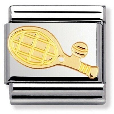 NOMINATION Gold Tennis Racket 030106-05