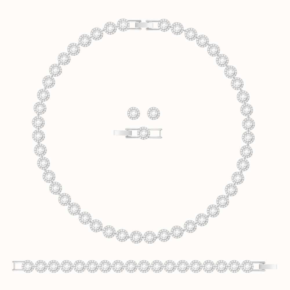 Swarovski Angelic Set White Rhodium Plated 5367853
