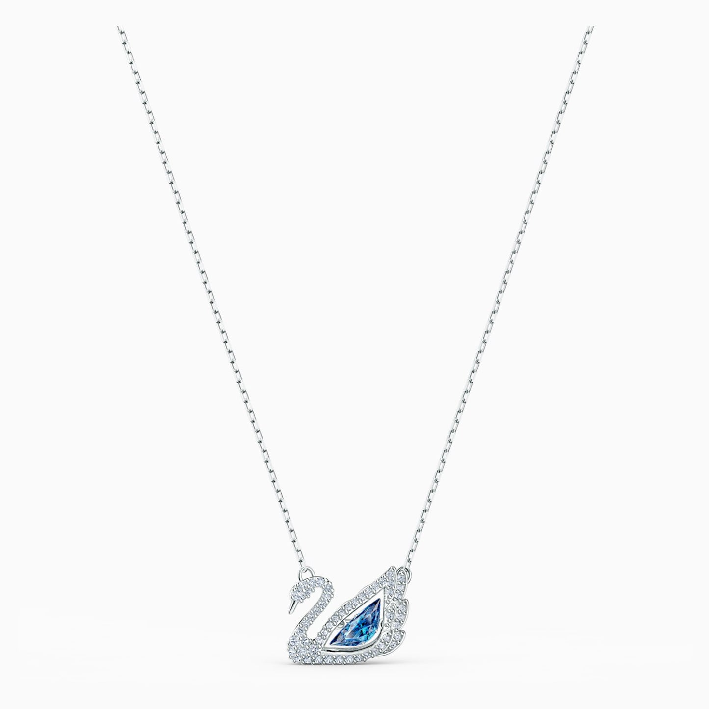 Swarovski Dancing Swan Blue Necklace 5533397
