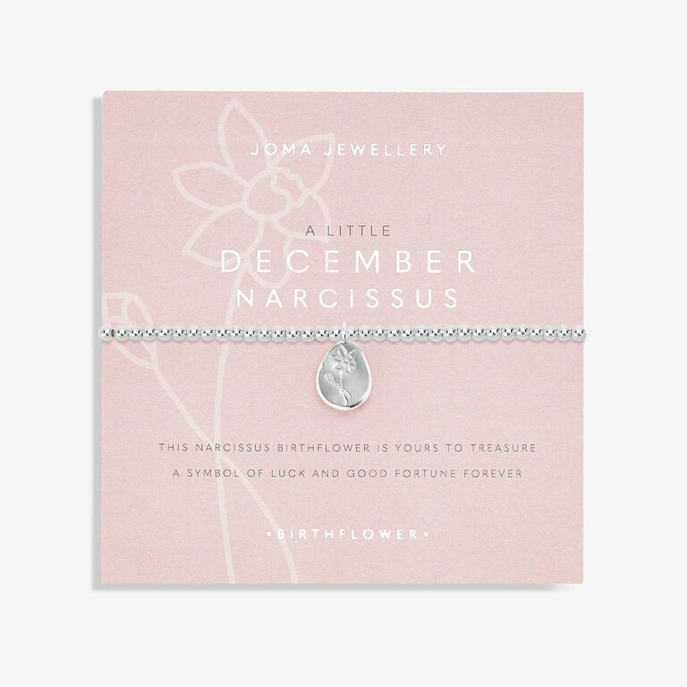 Joma Birth Flower A Little December Bracelet 5636