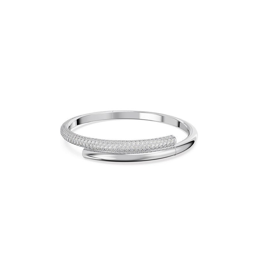 Swarovski  Dextera Crystal Bangle Rhodium Plated L 5674981
