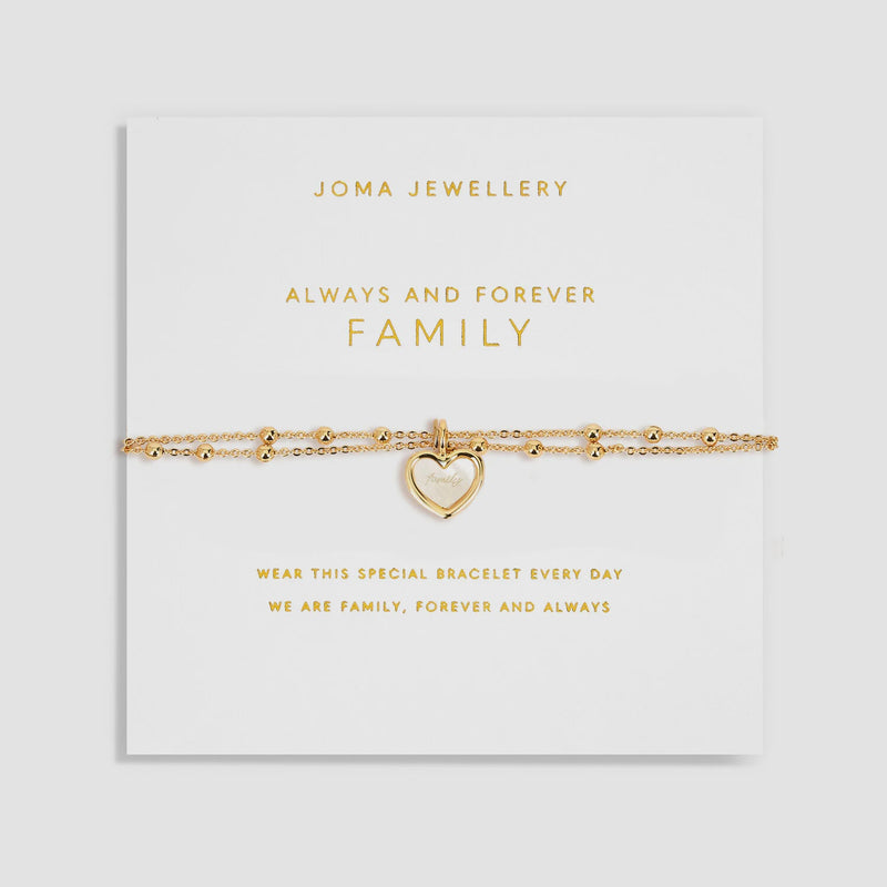 Joma Jewellery My Moments 'Always and Forever Family' Bracelet 5785