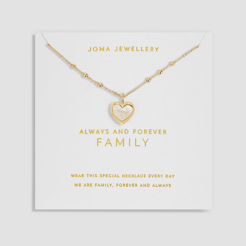 Joma Jewellery My Moments 'Always and Forever Family' Necklace 5793