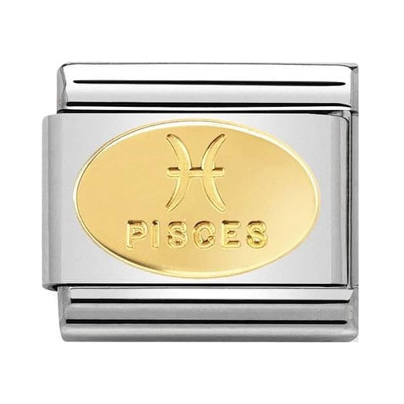 Nomination Gold Pisces charm 030165-12
