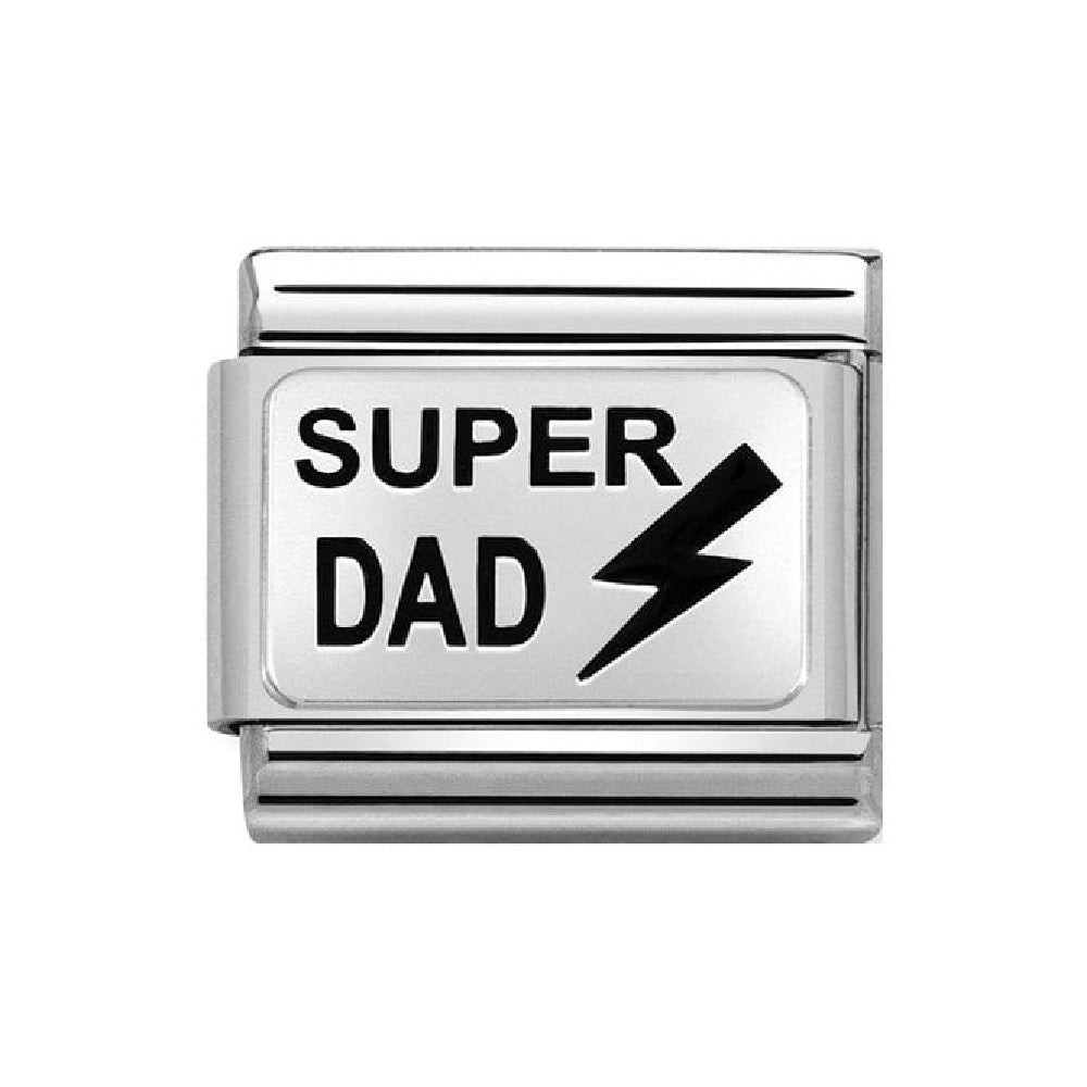NOMINATION Enamel Super Dad Charm 330208-32