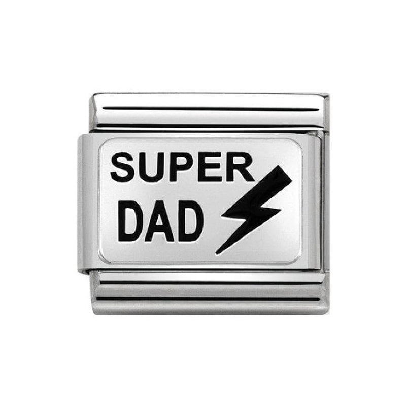 Nomination Enamel Super Dad Charm 330208-32