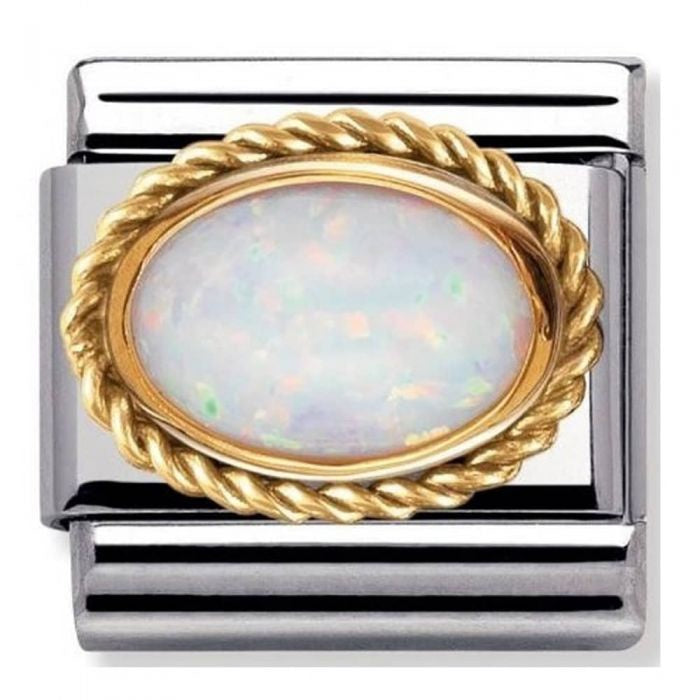 NOMINATION White Opal Charm 030507-07