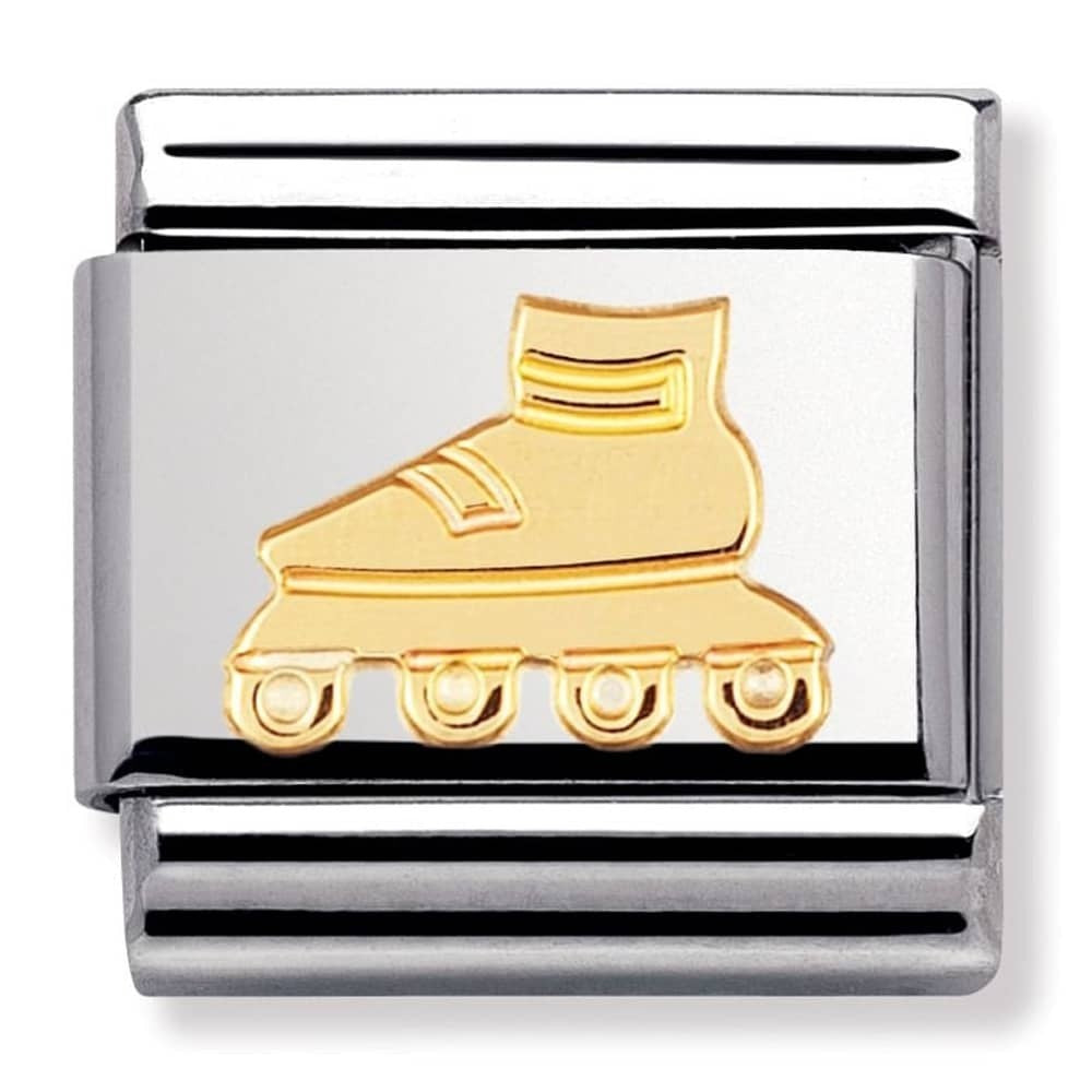 NOMINATION CLASSIC Gold Sports Collection Rollerblade Charm 030106/06