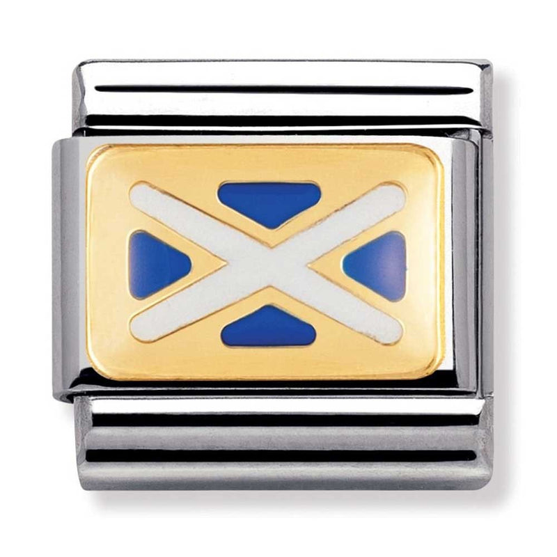Nomination Gold Scotland Flag 030234-07