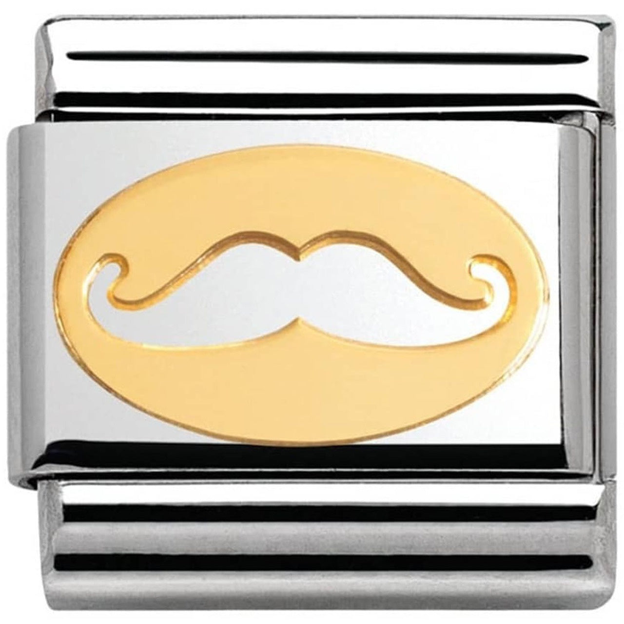 NOMINATION Ladies Composable Classic 18K Gold Moustache Charm 030162/09