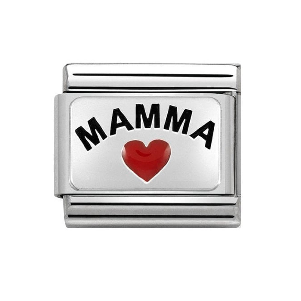 NOMINATION Enamel MAMMA Heart 330208-34
