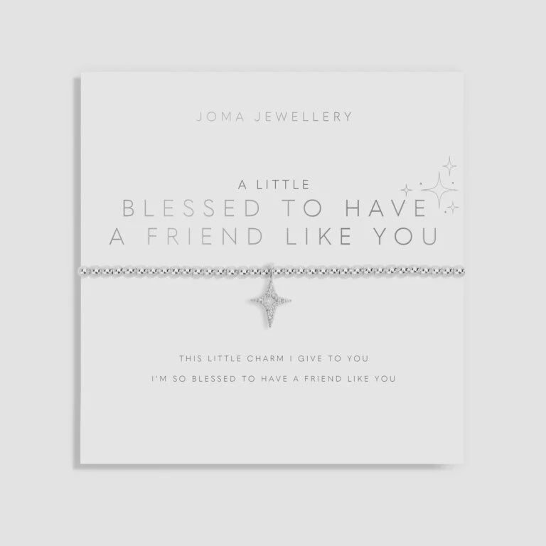 Joma Jewellery A Little 'Blessed To Have A Friend Like You' Bracelet 6079