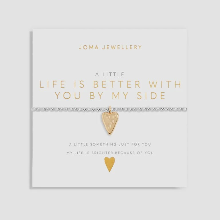 Joma Jewellery A Little 'Life Is Better With You By My Side' Bracelet 6080
