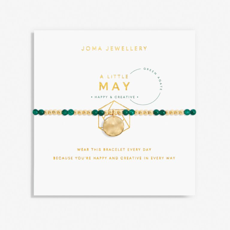 Joma Jewellery A Little Birthstone May Gold Bracelet 6136