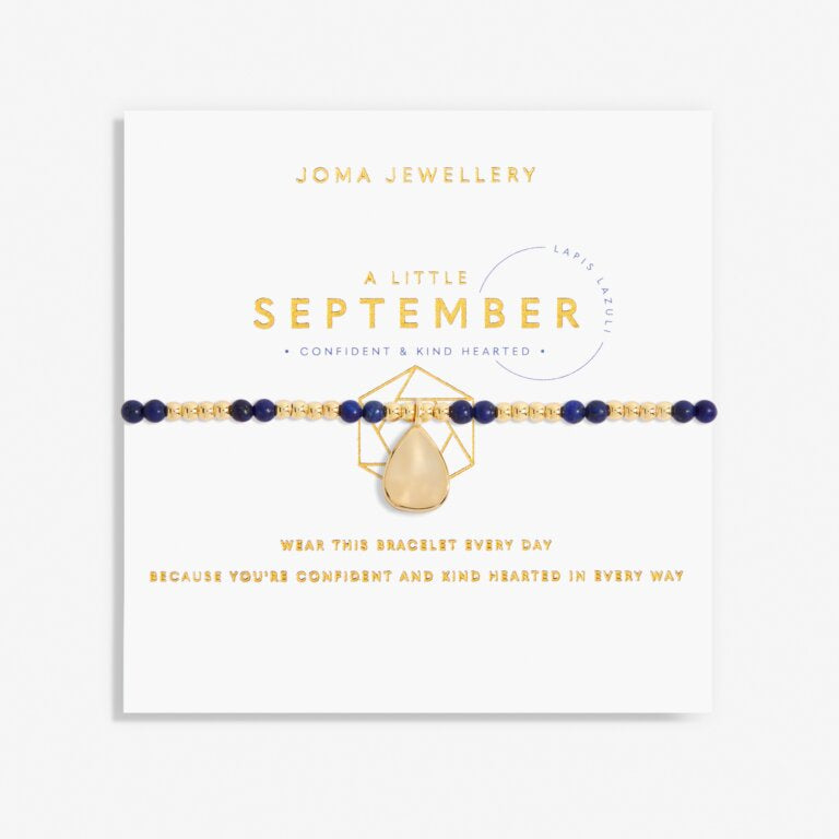 Joma Jewellery A Little Birthstone September Gold Bracelet 6140