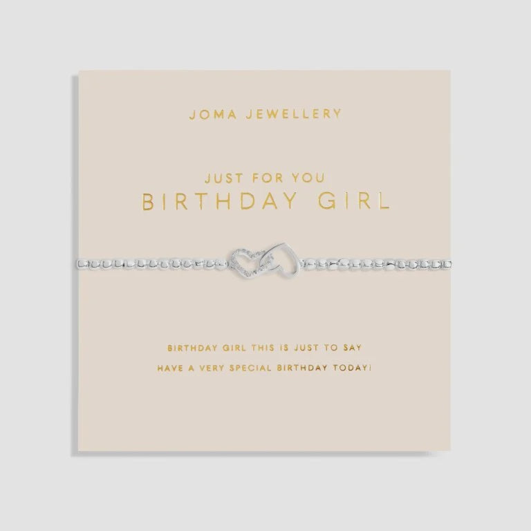 Joma Jewellery Forever Yours 'Just For You Birthday Girl' Bracelet 6153