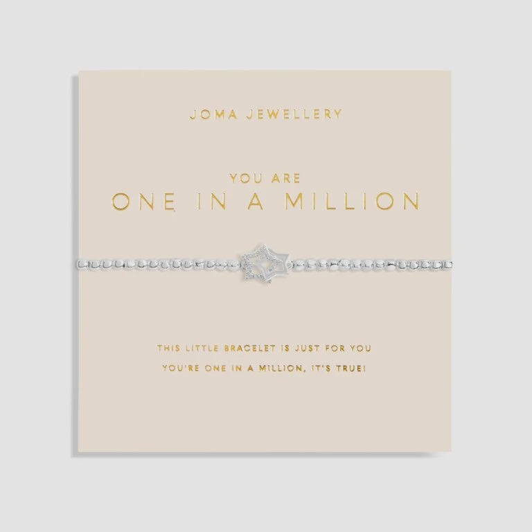 Joma Jewellery Forever Yours 'You Are One In A Million' Bracelet 6158