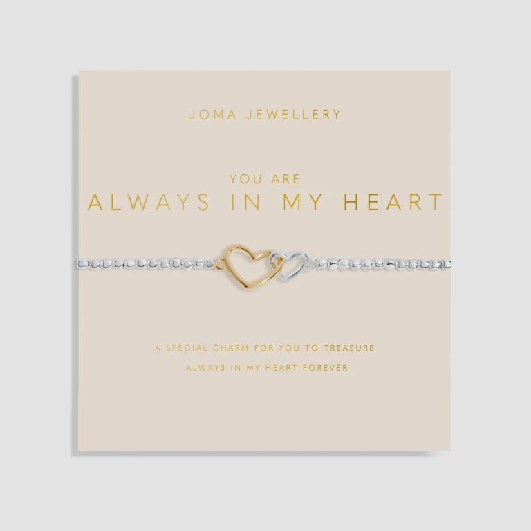 Joma Jewellery Forever Yours 'You Are Always In My Heart' Bracelet 6164