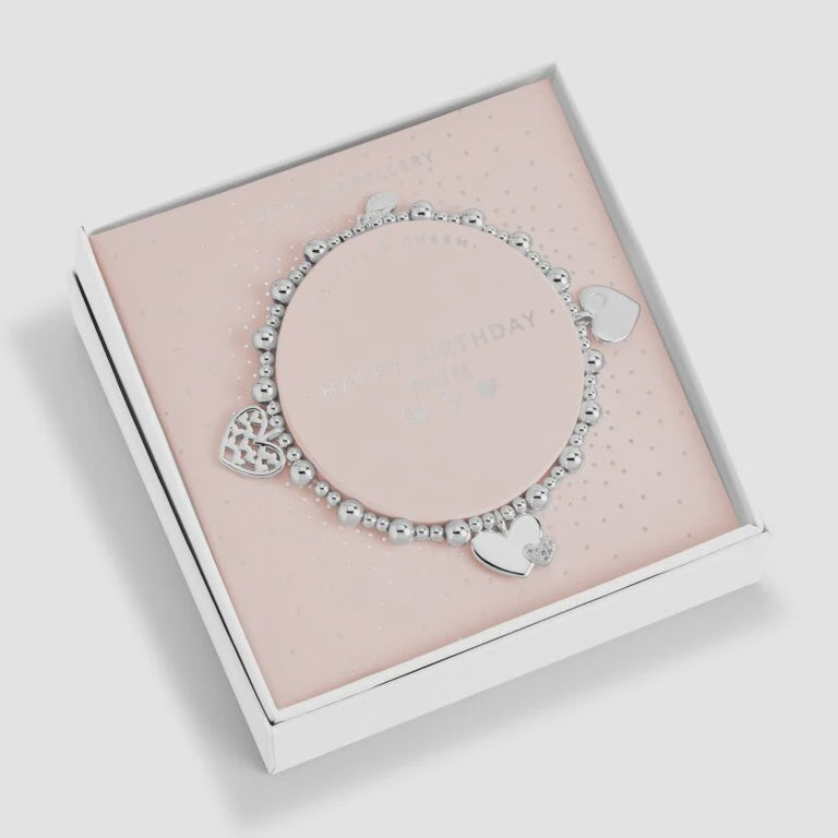 Joma Jewellery Life's A Charm 'Happy Birthday Mum' Bracelet 6165