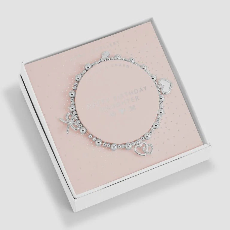 Joma Jewellery Life's A Charm 'Happy Birthday Daughter' Bracelet 6167