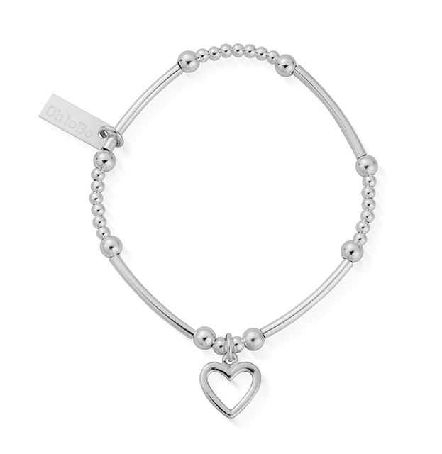 ChloBo Cute Mini Open Heart Bracelet SBCM007
