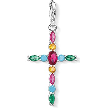 Thomas Sabo Charm Pendant Cross Colorful Y0044-965-7