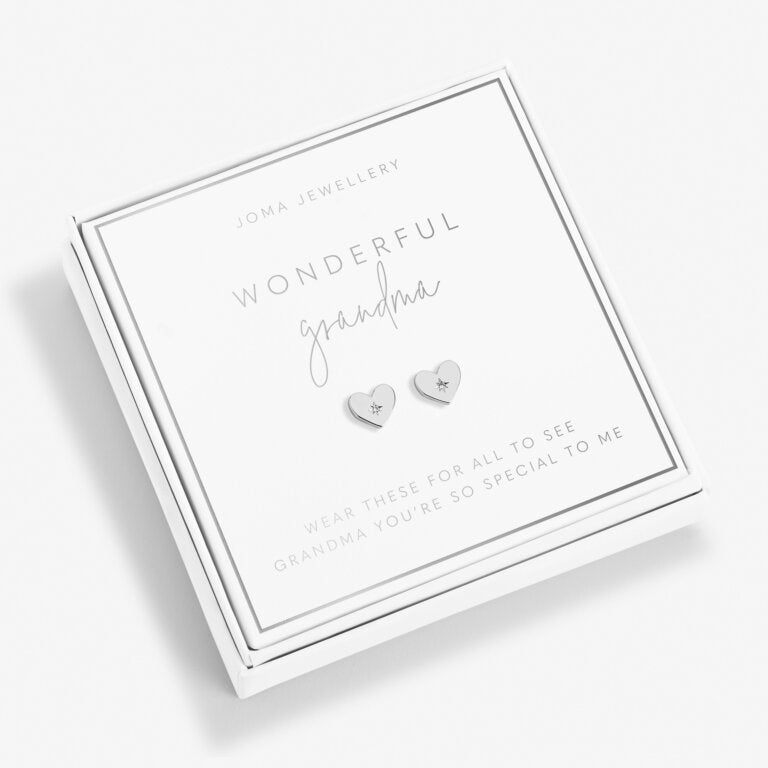 Joma Jewellery Beautifully Boxed 'Wonderful Grandma' Earrings 6246
