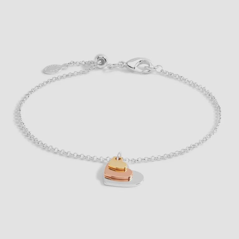 Joma Jewellery Florence Graduating Hearts Bracelet 6394