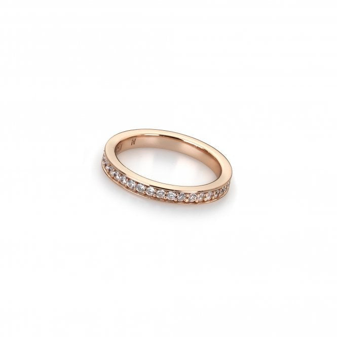 Hot Diamonds Emozioni Purity Rose Gold Plated Ring ER008