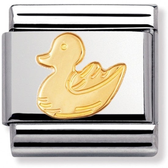 Nomination Gold Duck Charm 030113-01