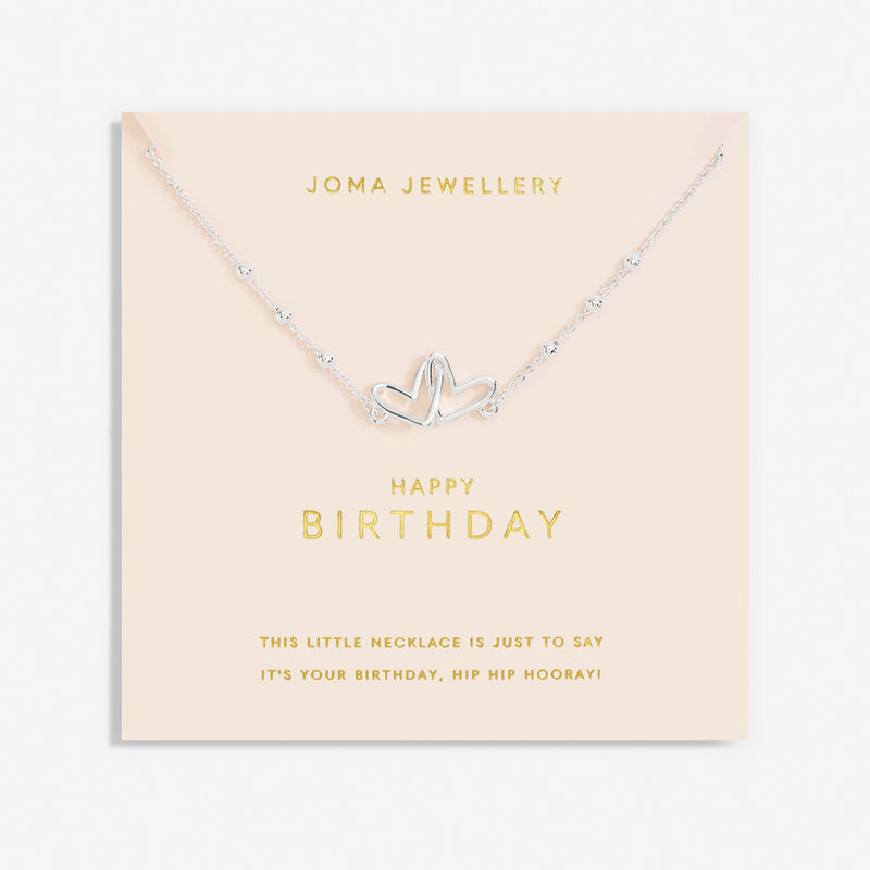 Joma Jewellery Forever Yours 'Happy Birthday' Necklace 6710