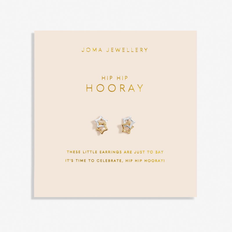 Joma Jewellery Forever Yours 'Hip Hip Hooray' Earrings 6763