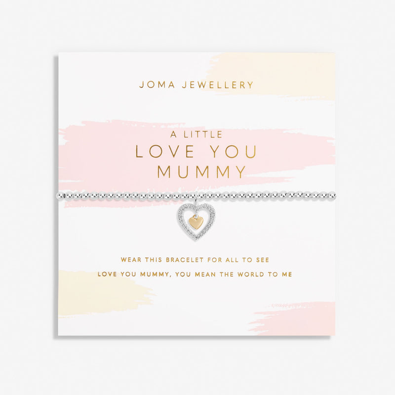 Joma Jewellery Mother's Day A Little 'I Love You Mummy' Bracelet 6859
