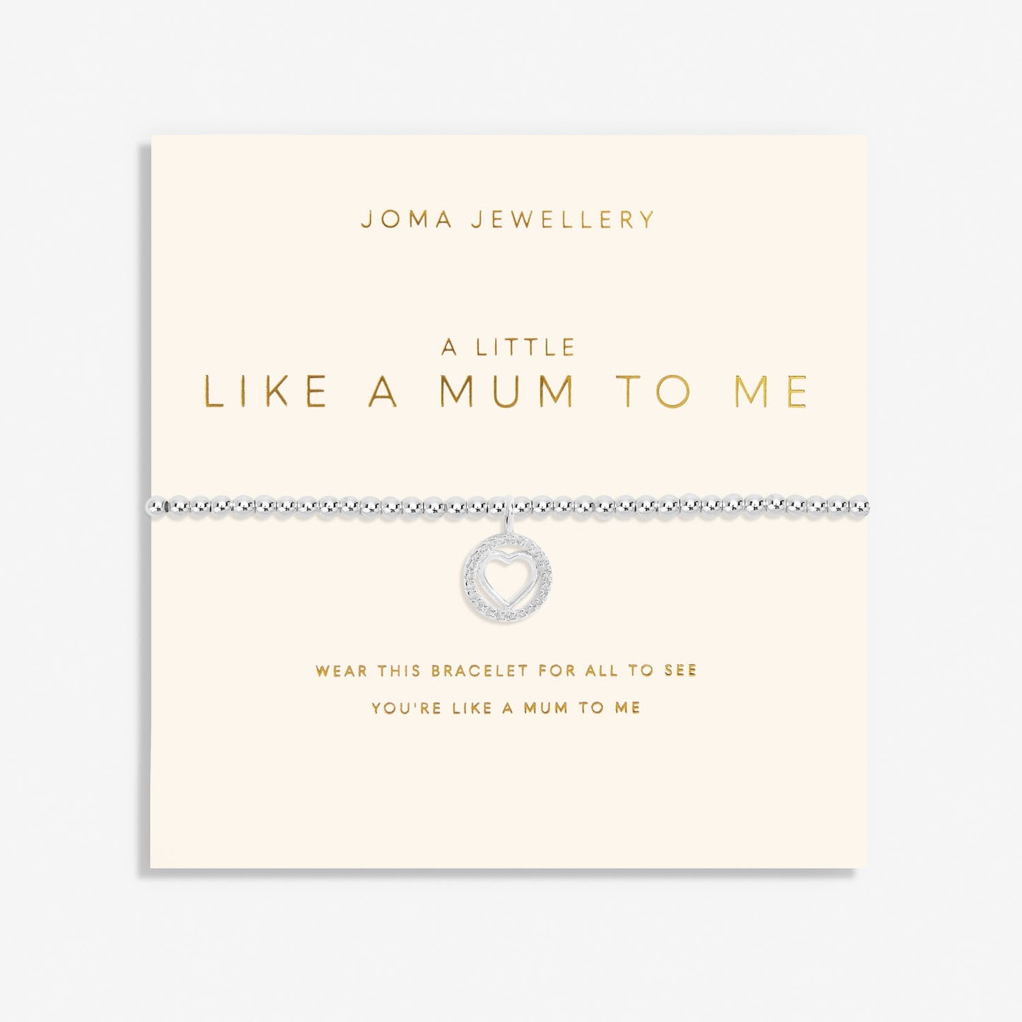 Joma Jewellery Mother's Day A Little 'Like A Mum To Me' Bracelet 6861