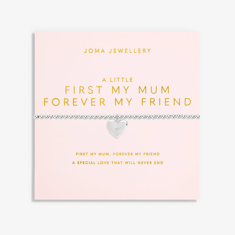 Joma Jewellery Mother's Day A Little 'First My Mum, Forever My Friend' Bracelet 6863