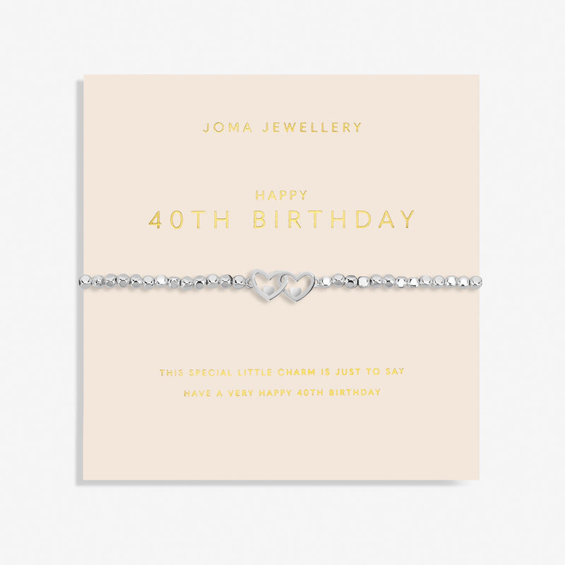 Joma Jewellery Forever Yours '40th Birthday' Bracelet 6883