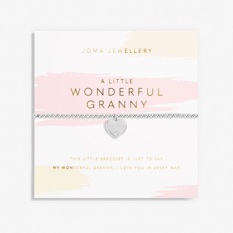 Joma Jewellery Mother's Day Grandparent A Little 'Wonderful Granny' Bracelet 6907
