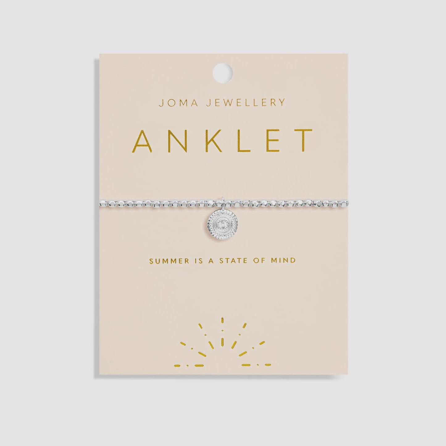 Joma Jewellery Coin Anklet 6947