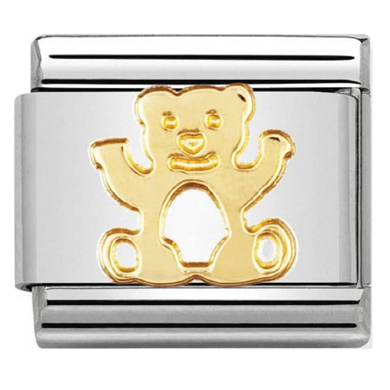 Nomination Gold Bear Charm 030112-11
