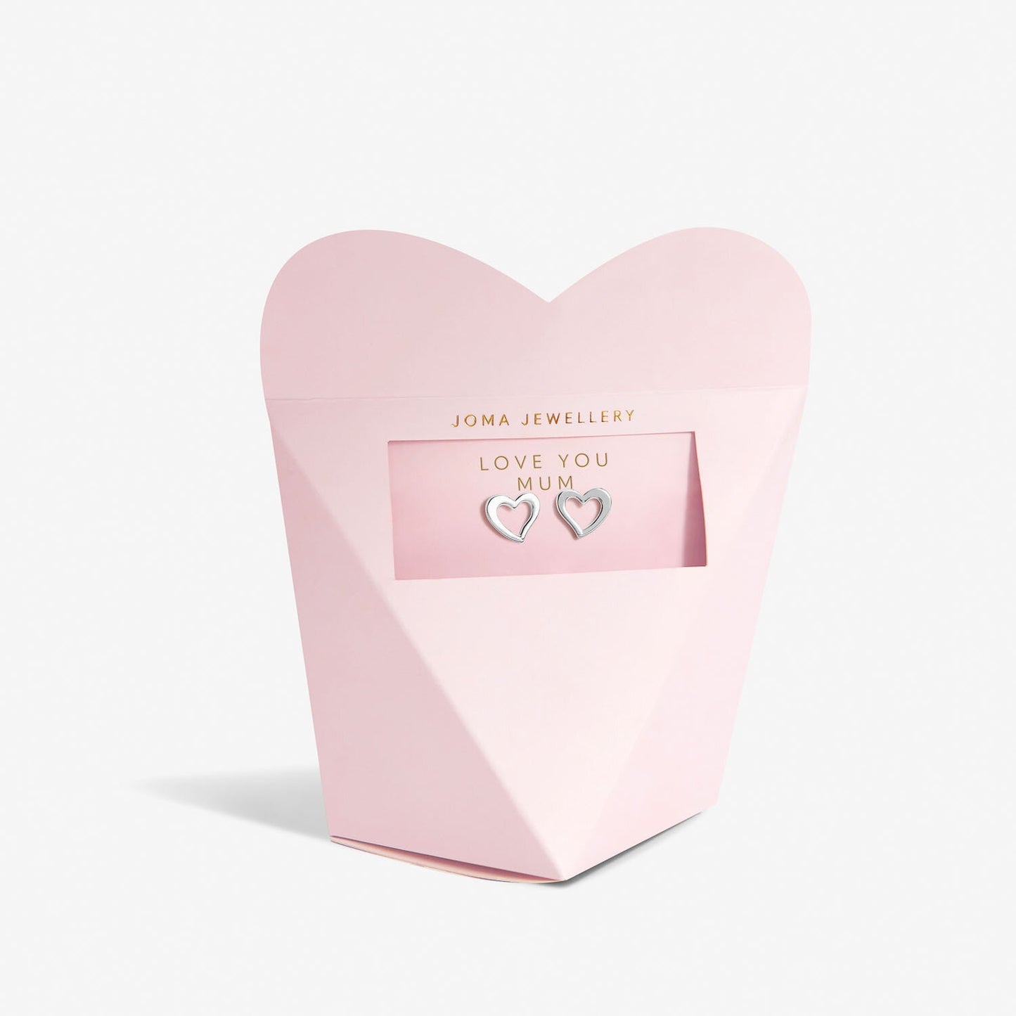Joma Jewellery Mother's Day From The Heart Gift Box 'Love You Mum' Earrings 6963