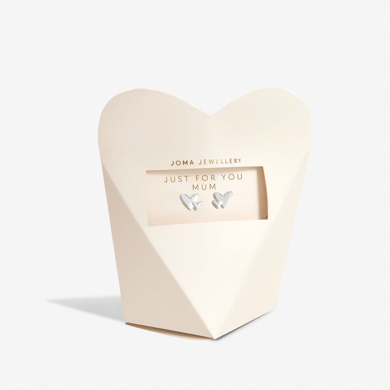 Joma Jewellery Mother's Day From The Heart Gift Box 'Just For You Mum' Earrings 6965