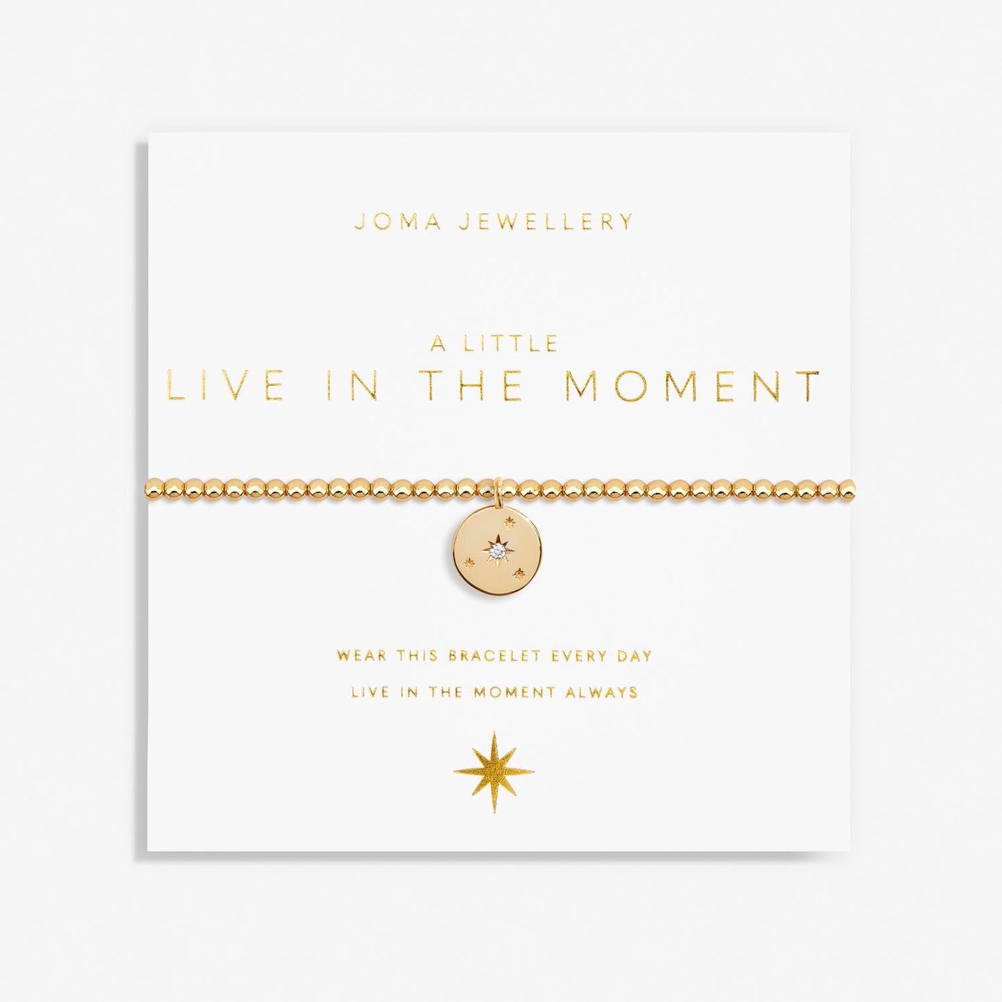 Joma Jewellery A Little 'Live In The Moment' Bracelet 6986