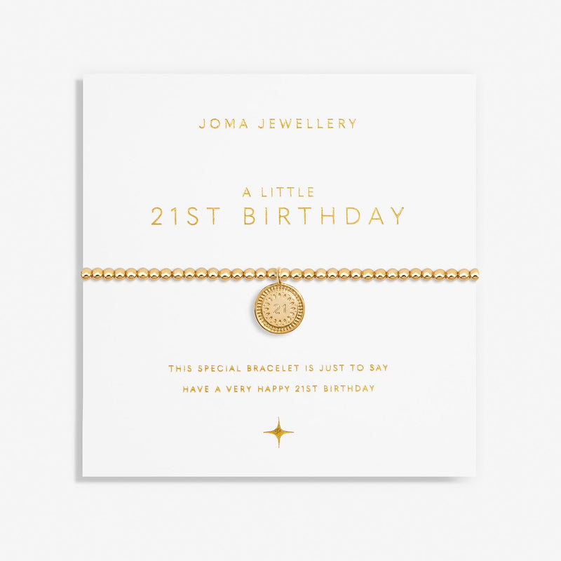 Joma Jewellery A Little '21st Birthday' Bracelet 6988