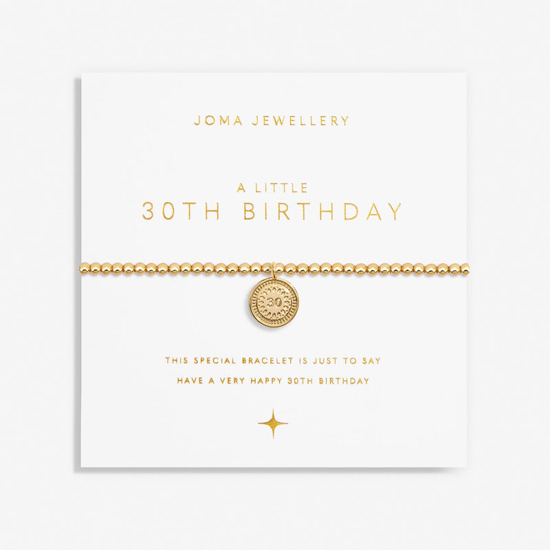 Joma Jewellery A Little '30th Birthday' Bracelet 6989