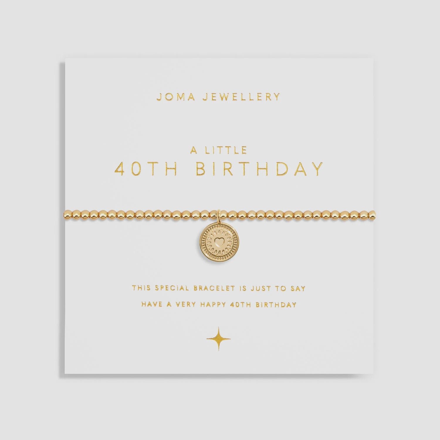 Joma Jewellery A Little '40th Birthday' Bracelet 6990