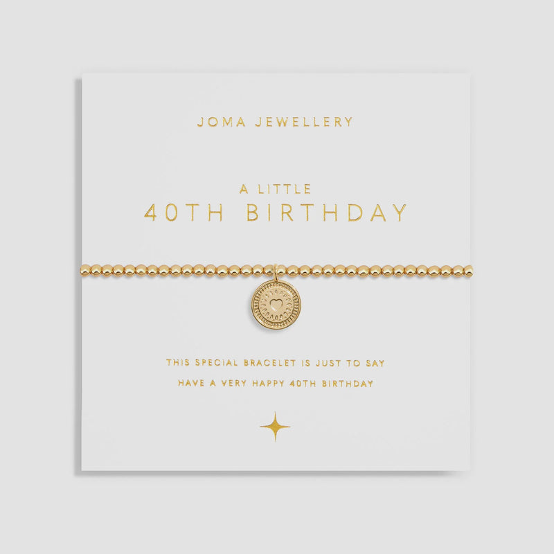Joma Jewellery A Little '40th Birthday' Bracelet 6990