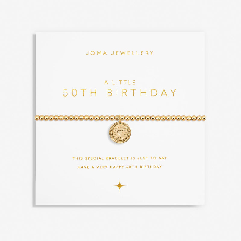 Joma Jewellery A Little '50th Birthday' Bracelet 6991